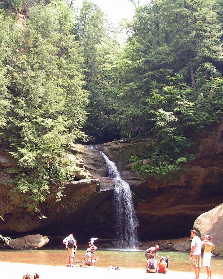 Summer at the Old Man's Cave lower falls